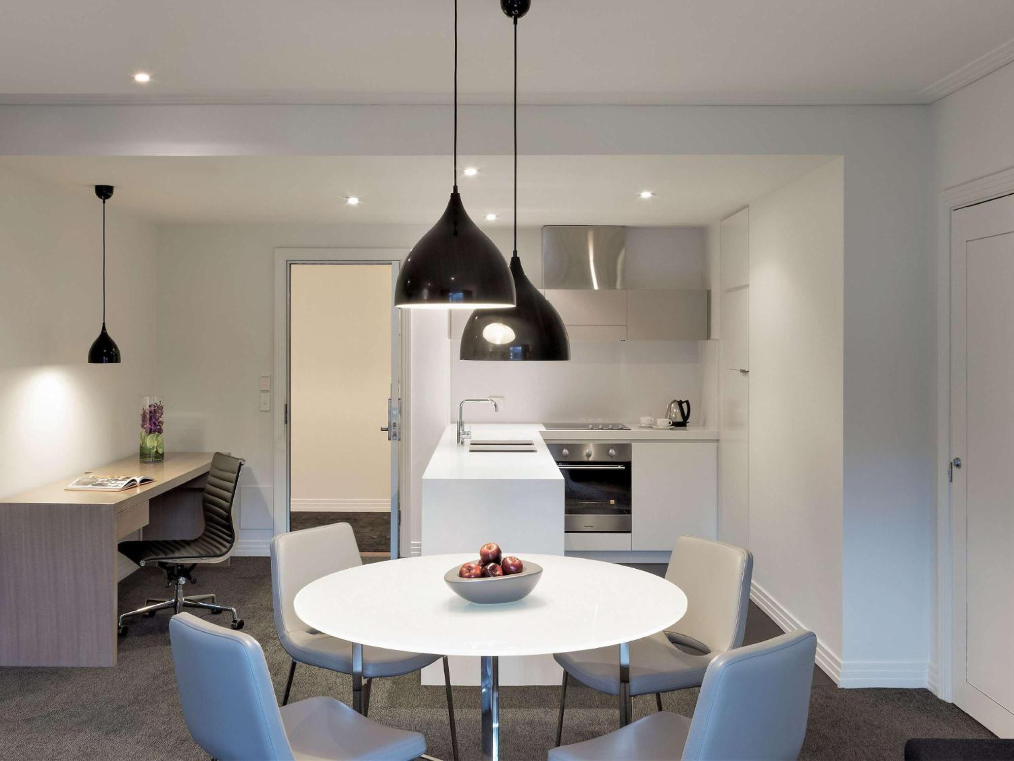 The Como Melbourne Kültér fotó A kitchen in a serviced apartment